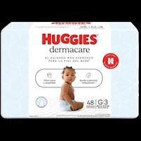 PAÑAL HUGGIES DERMACARE TALLA G X48 UNID